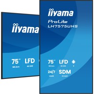 IIYAMA Profesionalni zaslon LH7575UHS-B2AG 75" 4K UHD, crna